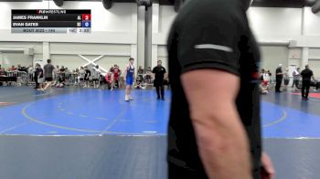 144 lbs Champ. Round 1 - James Franklin, AL vs Evan Gates, SC