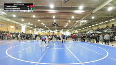 126 lbs Round Of 32 - Chris Duarte, Aquidneck Island Wrestling vs Jayden Medeiros, Bishop Hendricken