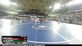 77 lbs Cons. Round 7 - Julian Kellems, Toro World Club vs Owen Mathis, Lind-Ritzville Marmots Wrestling