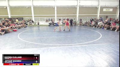 165 lbs Semis & 1st Wrestleback (8 Team) - Kayden Clelland, Kansas vs Arthur Gazarov, Washington