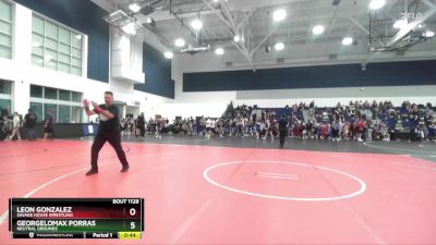 67 lbs Semifinal - Leon Gonzalez, Savage House Wrestling vs GeorgeLomax Porras, Neutral Grounds