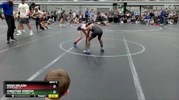 80 lbs Round 3 (4 Team) - Christian Worthy, All I See Is Gold Academy vs Noah Nelson, 84 Athletes