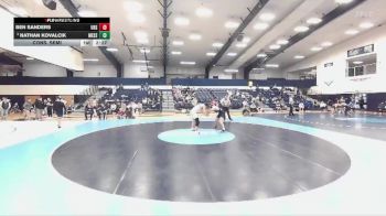 184 lbs Cons. Semi - Ben Sanders, Ursinus vs Nathan Kovalcik, Messiah