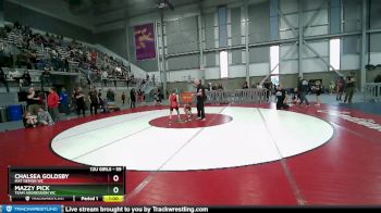 59 lbs Round 2 - Mazzy Pick, Team Aggression WC vs Chalsea Goldsby, Mat Demon WC