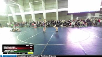 120 lbs Quarterfinal - Colt Hanssen, Wasatch Wrestling Club vs Carter Nelson, Box Elder Stingers