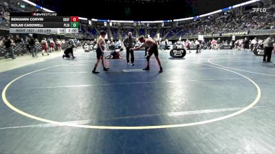 200 lbs Round Of 16 - Benjamin Corvin, Southmoreland vs Nolan Cardwell, Pleasant Valley