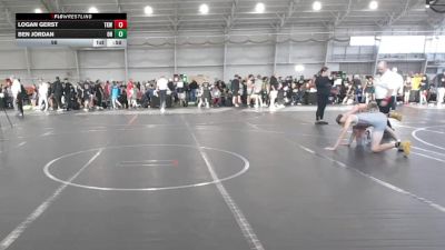 98 lbs Round 2 (8 Team) - Logan Gerst, Team Kaizen Wrestling vs Ben Jordan, Old Hickory