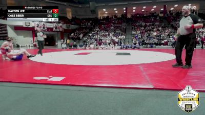 157 lbs Finals (8 Team) - Cole Beier, CHICKASHA vs Hayden Lee, CLAREMORE