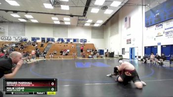 285 lbs Cons. Semis (16 Team) - Gerard Marshall, College Of The Redwoods vs Malik Lugar, Sierra College