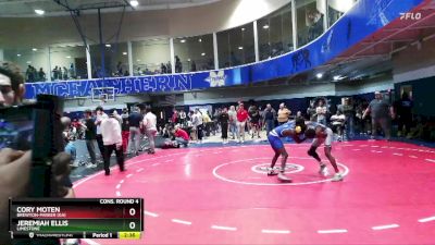 125 lbs Cons. Round 4 - Cory Moten, Brewton-Parker (GA) vs Jeremiah Ellis, Limestone