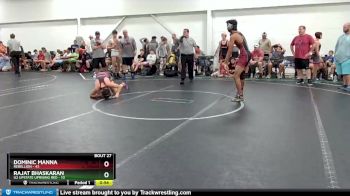 130 lbs Round 7 (8 Team) - Dominic Manna, Rebellion vs Rajat Bhaskaran, U2 Upstate Uprising Red