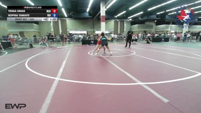 125 lbs Semifinal - Tessa Urias, ReZults Wrestling vs Sophia Tamayo, Vici Wrestling Club