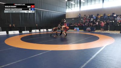 70kg Champ. Round 1 - Khalin Radev, Burnaby Mountain Wrestling Club vs Mason Mastroianni, Brock WC
