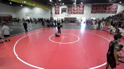 78 lbs Round 2 - Greyson Chung, All American WC vs Ezra Sanchez, TOTAL KAOS