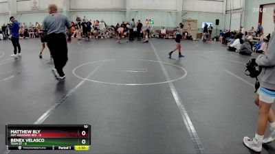 72 lbs Round 3 (8 Team) - Benex Velasco, Team GT vs Matthew Bly, Mat Assassins Red