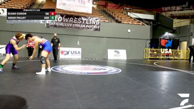 Junior Boys - 175 lbs Champ. Round 2 - Elijah Cuison, Tracy Wrestling Club vs Judah Palley, Ukiah High School Wrestling