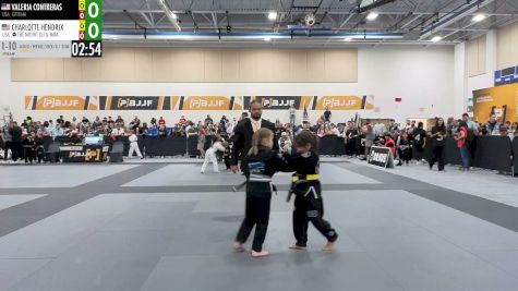 Valeria Contreras vs Charlotte Hendrix 2026 PBJJF Pan American Jiu-Jitsu Championships