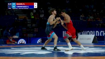 72 kg Quarterfinal - Khasay Hasanli, AZE vs Giorgi Chkhikvadze, GEO