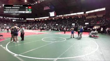 192 lbs Quarterfinal - Nate Brunovsky, Unattached vs Samuel Crissman, Unattached