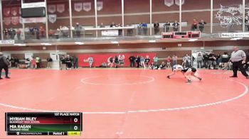 107 lbs 1st Place Match - Mia Ragan, Thunder Ridge vs Myriam Riley, Blackfoot High School