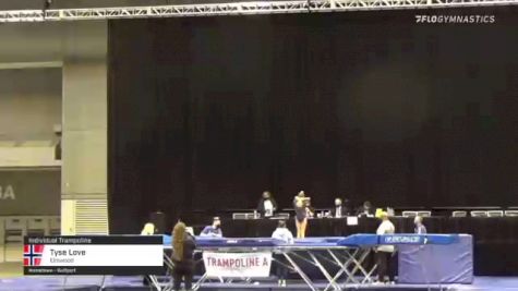 Tyse Love - Individual Trampoline, Elmwood - 2021 USA Gymnastics Championships