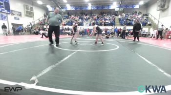 75 lbs Consolation - Kate Baldridge, Wyandotte Youth Wrestling vs Samuel Henderson, Lincoln Christian