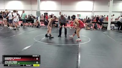 110 lbs Round 3 (6 Team) - Andrew Schulz, Savage WA vs Steven Reed, New England Gold