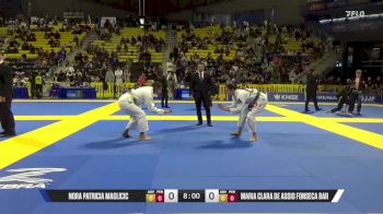 Maria Clara De Assis Fonseca Bar vs Nora Patricia Maglicic 2025 World Jiu-Jitsu IBJJF Championship