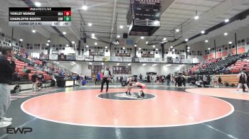110 lbs Consi Of 8 #2 - Yorlet Munoz, McAlester High School Girls vs Charlotte Booth, Sperry HS Girls