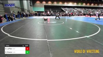54 lbs Round Of 32 - Sadee Leffler, Crater Mat Club vs Raeghan Rivera, FLOW Academy