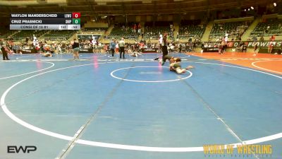 73 lbs Consi Of 16 #1 - Waylon Manderscheid, Legacy Elite Wrestling Club vs Cruz Prasnicki, Sniper Wrestling Academy