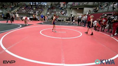 58 lbs 5th Place - Kaden Decker, Mojo Grappling Academy vs Weston Pulliam, Team Tulsa Wrestling Club