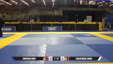 Carlos Miguel Duran vs Jonathan R Owen 2025 Pan Jiu Jitsu IBJJF Championship