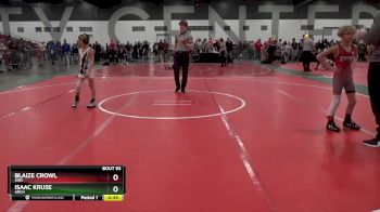 70 lbs Cons. Round 3 - Isaac Kruse, ARCH vs Blaize Crowl, GIBS