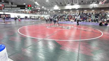 197 lbs Champ. Round 2 - Brandon Alexander, Waldorf (Iowa) vs Jackson Turner, Cornerstone