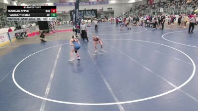 Junior Girls - 105 lbs Champ. Round 1 - Isabelle Apple, Missouri vs Alexa Thomas, AVILA COMBAT LABORATORIES