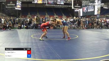 138 lbs Rnd Of 16 - Lotus Van Dyk, Missouri vs Annie N. Hua, California