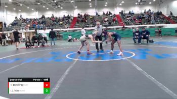 120 lbs Quarterfinal - Jalen May, Kokomo vs Tobias Bowling, Purdue Polytechnic