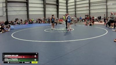 112 lbs Semis - R1 Wb - Stella Piazza, Midwest Assasins Blue vs Jayden Keller, Missouri Battle Gear Purple