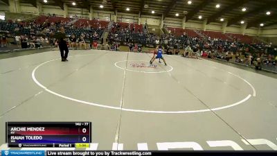 77 lbs Champ. Round 1 - Archie Mendez, NV vs Isaiah Toledo, WA