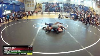 150 lbs Champ Round 1 (16 Team) - Roderick Zow, The Outsiders vs Arthur Vanderpool, Bandits WC