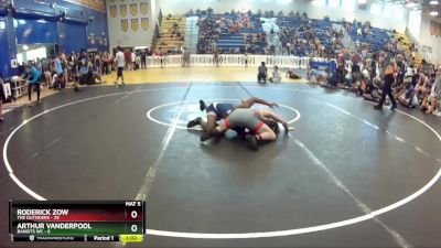 150 lbs Champ Round 1 (16 Team) - Roderick Zow, The Outsiders vs Arthur Vanderpool, Bandits WC