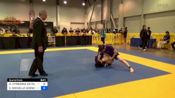 ANNA VYRGINNIA DA SILVA ROCHA vs CHOLENA MICHELLE HORNE 2023 World IBJJF Jiu-Jitsu No-Gi Championship