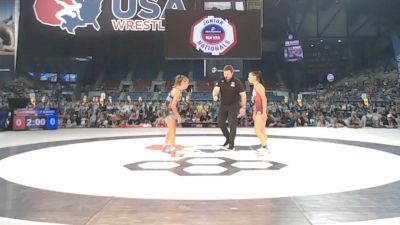 110 lbs Champ. Rd Of 128 - Guilianna Latshaw, Pennsylvania vs Presley Eidens, New York