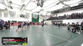 135 lbs Cons. Round 3 - Georgia Amarante, Norco vs Kaylee Johnson, Santa Rosa Academy