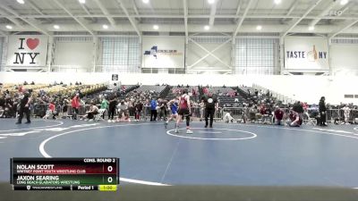 90 lbs Cons. Round 2 - Nolan Scott, Whitney Point Youth Wrestling Club vs Jaxon Searing, Long Beach Gladiators Wrestling