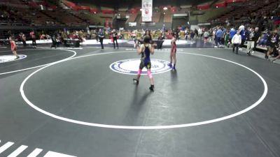 94 lbs Cons. Sub-semis - Alyanna Anes, Team Selma Wrestling Club vs Eliana Gonzalez