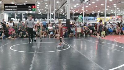 76 lbs Semifinal - Brooks Lyons, Apache - EL vs Camren Yantz, Dueling Bandits - EL