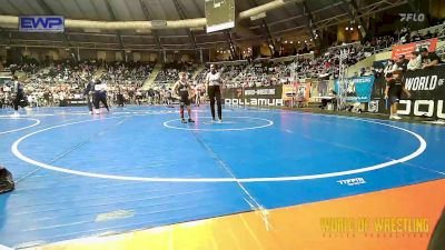 100 lbs Round Of 16 - Slaton Sundlie, Ozark Youth Wrestling vs Layten Cross, Brushy Wrestling Club