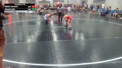 97 lbs Round 5 (6 Team) - Benex Velasco, Captial City WC vs Nolan Liles, Rabbit